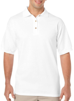 Herren Jersey Polo White 